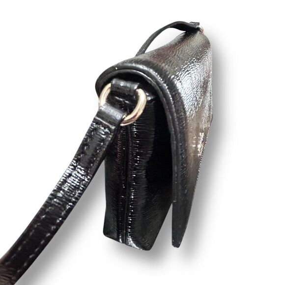 Kate Spade New York Cedar Street Patent Aster Crossbody Bag Black - Picture 9 of 14